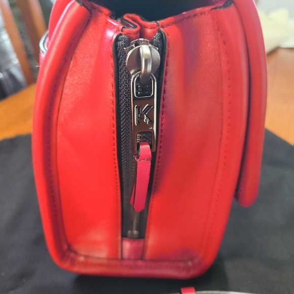 Karl Lagerfeld Rosewood Kuilted studs handbag - Picture 8 of 16